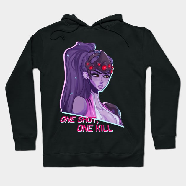 Overwatch Widowmaker Hoodie by Jawlatte